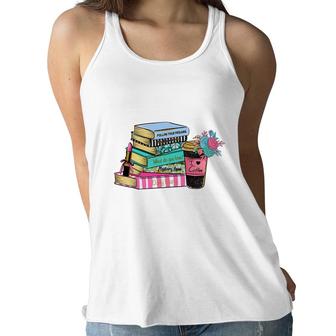 Coffee And Book Who Coffee And Book Lover Women Flowy Tank - Seseable