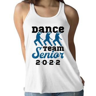 Dance Team Senior 2022 Senior Night Grad Graduation Women Flowy Tank - Seseable