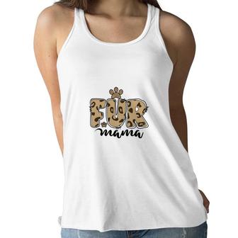 Fur Mom Best Gift For Mother Day Meaning Women Flowy Tank - Seseable