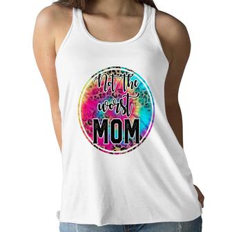 Honestly I_M Not The Worst Mom Vintage Mothers Day Women Flowy Tank - Seseable