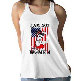 I Am Not Most Women Girl Trump Women Flowy Tank | Mazezy