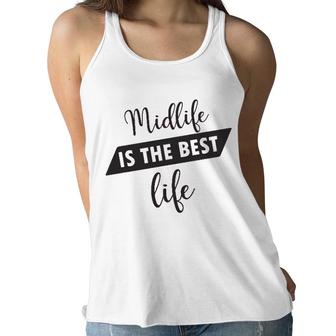 Midlife Is The Best Life I Rediscover My Passion For Fashion Styling And The Of A Mature Age Women Flowy Tank - Seseable