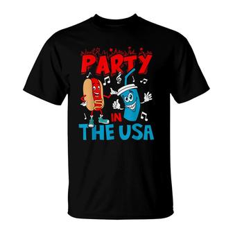 4Th Of July For Hotdog Lover Party In The Usa T-Shirt | Seseable CA
