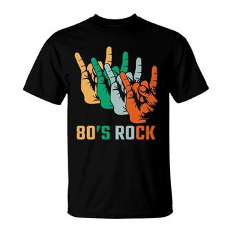 80S Rock Retro Vintage Music Lovers 80S 90S Style T-Shirt - Seseable
