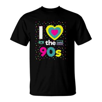 90S Outfit I Love The 90S Retro Party Dress Gift T-Shirt | Mazezy