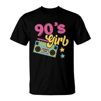 90S Party 90S Girl Party Vintage Stars Music Gift T-Shirt - Seseable