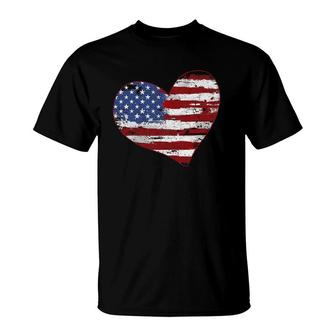 American Usa Flag Patriotic 4Th Of July T-Shirt - Seseable