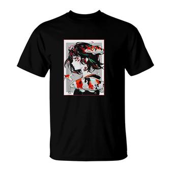 Anime Girl Japanese Aesthetic Anime Otaku Gift T-Shirt - Monsterry UK