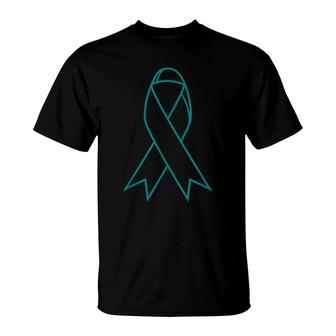 April Sexual Assault Awareness Teal Ribbon T-Shirt - Seseable