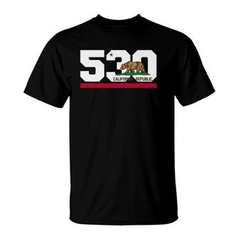 Area Code 530 - Lake Tahoe California T-Shirt | Mazezy