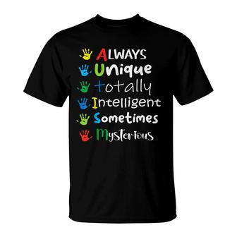 Autism Mom Autism Awareness Autistic Boys Girls Mothers Day T-Shirt - Seseable