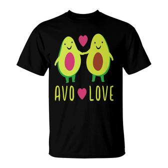 Avo Love Some Body Funny Avocado Couple T-Shirt - Seseable
