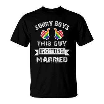 Bachelor Party Lgbt Gay Pride Gift Groom Bride T-Shirt - Seseable