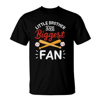 Baseball Little Brother Baseball Fans T-Shirt | Mazezy