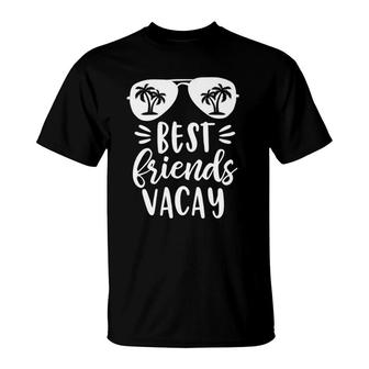 Beach Best Vacay Friends Summer Women Kid Vacation T-Shirt | Mazezy