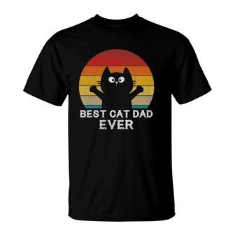 Best Cat Dad Ever - Funny Cat Gifts For Men T-Shirt - Seseable