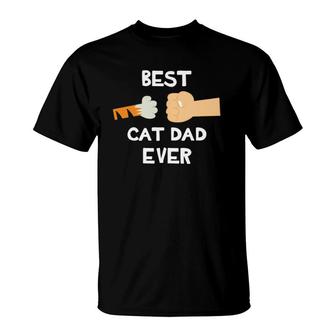 Best Cat Dad Ever - Funny Cat Lovers T-Shirt - Seseable