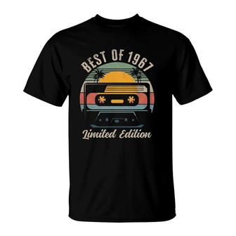 Best Of 1967 55Th Birthday Gifts Limited Edition 55 Years Old T-Shirt | Mazezy