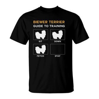 Biewer Terrier Guide To Training Dog Obedience Dog Lover T-Shirt - Seseable
