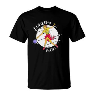 Bowling Mom Mother’S Day 2022 Pin-Up Mama Bowling Player T-Shirt | Mazezy