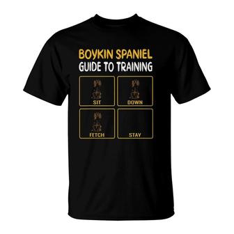 Boykin Spaniel Guide To Training Dog Obedience T-Shirt - Seseable