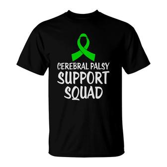 Cerebral Palsy Fight Cerebral Palsy Awareness Support Squad T-Shirt - Seseable