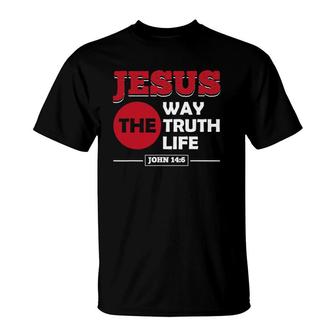 Christian Bible Verse Gift For Faith Believer Follower T-Shirt - Seseable