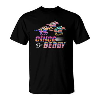 Cinco De Mayo Horse Racing Derby Party Pinata Jockeys T-Shirt - Monsterry