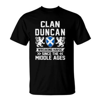 Clan Duncan Scottish Family Scotland Mothers Day Fathers T-Shirt - Seseable