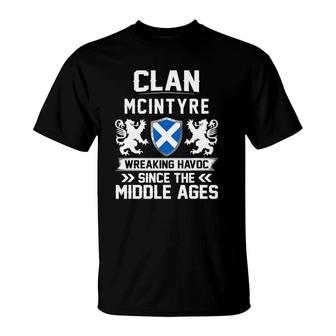 Clan Mcintyre Scottish Family Scotland Mothers Day Fathers T-Shirt - Seseable