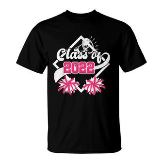 Class Of 2022 Cheerleader Cheer Team Cheerleading Senior T-Shirt - Seseable