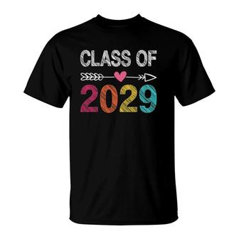 Class Of 2029 Pre-K Graduate Preschool Graduation T-Shirt - Seseable