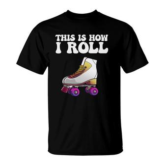 Cool Roller Skate For Men Women Speed Skating Inline Skate T-Shirt | Mazezy