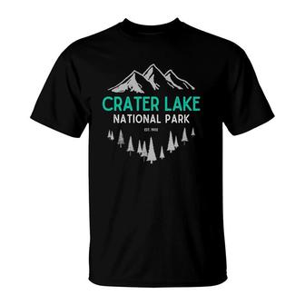 Crater Lake Vintage National Park Est 1902 Oregon T-Shirt - Seseable