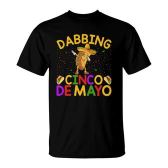 Dabbing Mexican Cinco De Mayo Great Gift T-Shirt - Seseable