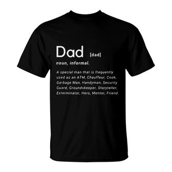 Dad Definition Impression Gift 2022 Style T-Shirt - Seseable