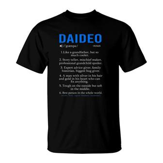 Daideo Definition Irish Grandpa Fathers Day T-Shirt - Seseable