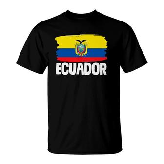 Ecuador Ecuadorian Flag Constitutional Republic T-Shirt | Mazezy