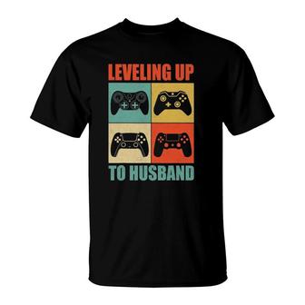 Engagement For Groom Video Game Lovers T-Shirt - Seseable