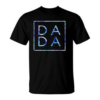 Fathers Day For New Dad Dada Coloful Tie Dye T-Shirt - Seseable