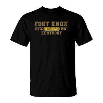 Fort Knox Kentucky Army Base T-Shirt | Mazezy
