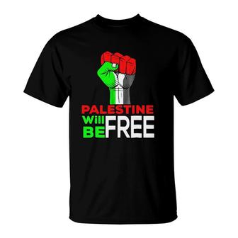 Free Palestine Shirt | Propaganda-Style Palestine Fist T-Shirt