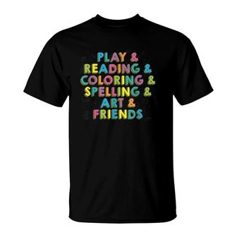Fun Preschool And Grade School Teacher Student Gift T-Shirt - Seseable