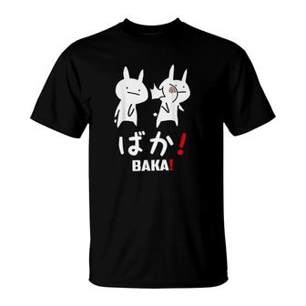Funny Anime Baka Rabbit Slap Japanese Gift T-Shirt - Monsterry