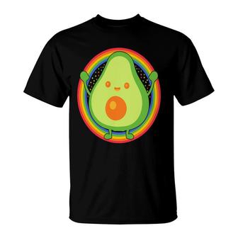 Funny Avocado Rainbow Avocado Impreesion Gift T-Shirt - Seseable