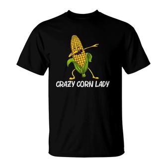 Funny Corn Gift For Women Mom Corn On The Cob Costume Farmer T-Shirt - Seseable