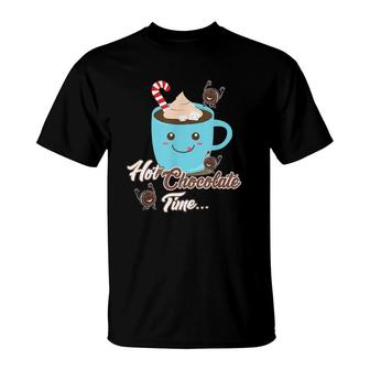 Funny Hot Chocolate Cute Kawaii T-Shirt | Mazezy