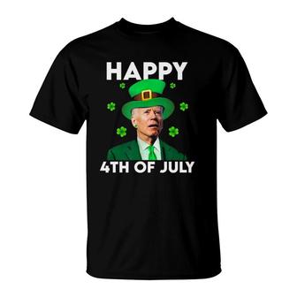 Funny Joe Biden Happy 4Th Of July St Patricks Day T-Shirt - Seseable