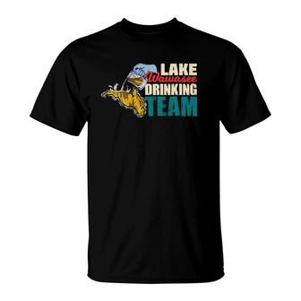 Funny Lake Wawasee Beer Drinking Team Gift T-Shirt | Mazezy