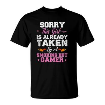 Gamer Wife Video Gamer Girl Funny Women Gaming Lover T-Shirt - Seseable